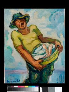 AUGUSTIN FERRANDO 1880-1957 09 - Amar le marchand de poissons- 1948 -